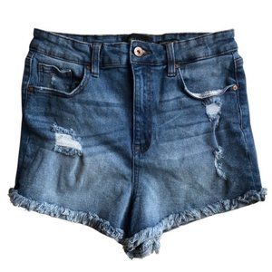 Kendall + Kylie Size 9/29 The Drifter High Rise Denim Shorts
